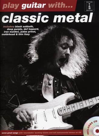 HAL LEONARD PLAY GUITAR WITH - CLASSIC METAL + CD - GUITAR TAB