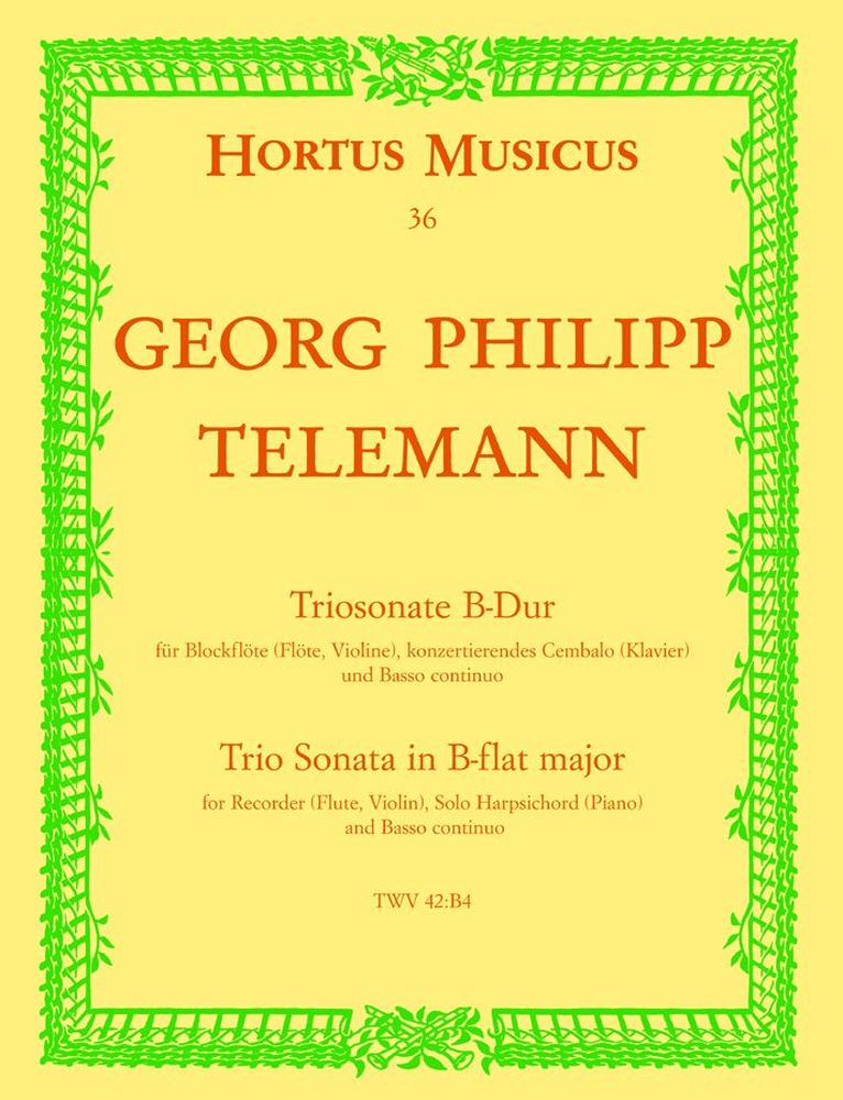 HORTUS MUSICUS Telemann G.P. - Triosonate B-dur TWV 42:B4