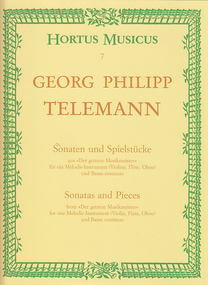 BARENREITER Telemann G.P. - Sonaten Und Spielstucke Aus 