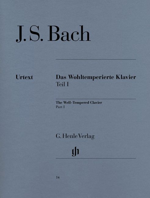 HENLE VERLAG BACH J.S. - WELL-TEMPERED CLAVIER BWV 846-869, PART I