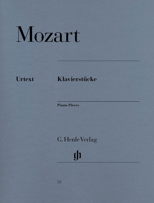HENLE VERLAG Mozart W.a. - Piano Pieces