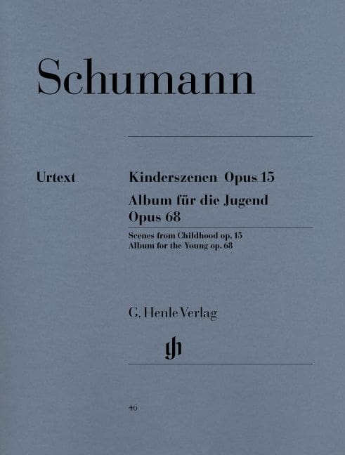 HENLE VERLAG SCHUMANN R. - ALBUM FOR THE YOUNG OP. 68 AND SCENES FROM CHILDHOOD OP. 15
