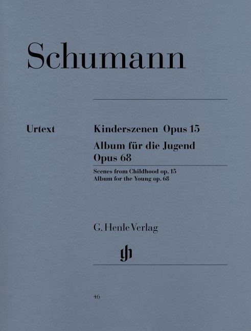 HENLE VERLAG SCHUMANN R. - ALBUM FOR THE YOUNG OP. 68 AND SCENES FROM CHILDHOOD OP. 15