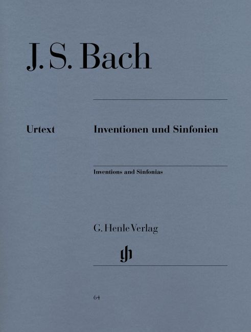 HENLE VERLAG BACH J.S. - INVENTIONS AND SINFONIAS BWV 772-801