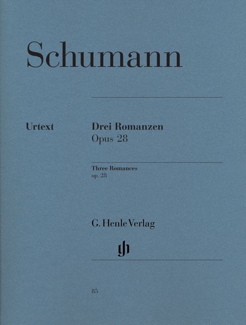 HENLE VERLAG Schumann R. - 3 Romances Op. 28