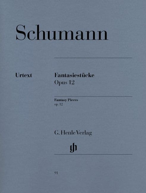 HENLE VERLAG SCHUMANN R. - FANTASY PIECES OP. 12 (WITH APPENDIX: WOO 28)