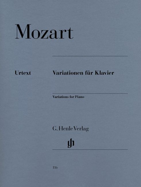 HENLE VERLAG MOZART W.A. - PIANO VARIATIONS