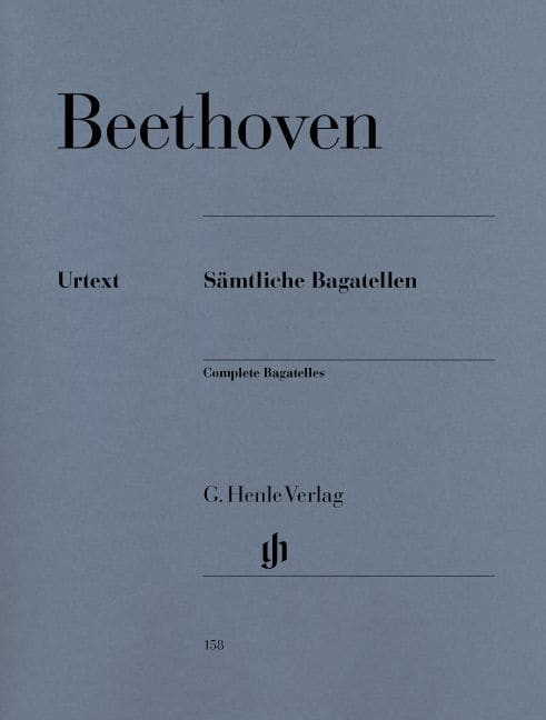 HENLE VERLAG BEETHOVEN L.V. - COMPLETE BAGATELLES - PIANO