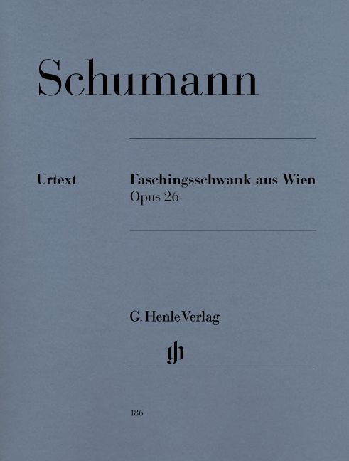 HENLE VERLAG SCHUMANN R. - CARNIVAL OF VIENNA OP. 26