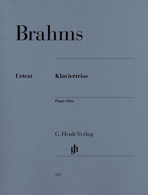 HENLE VERLAG BRAHMS J. - PIANO TRIOS