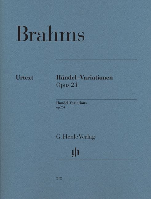 HENLE VERLAG BRAHMS J. - HANDEL VARIATIONS OP. 24