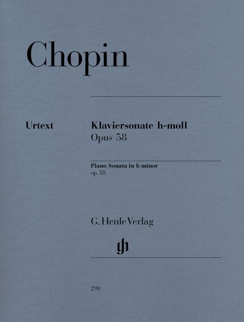 HENLE VERLAG CHOPIN F. - PIANO SONATA B MINOR OP. 58