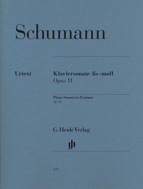 HENLE VERLAG Schumann R. - Piano Sonata F Sharp Minor Op. 11