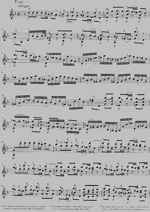BACH J.S. - SONATAS AND PARTITAS BWV 1001-1006 FOR VIOLIN SOLO (NOTATED AND ANNOTATED VERSION)