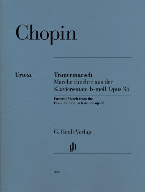 HENLE VERLAG CHOPIN F. - FUNERAL MARCH [MARCHE FUNEBRE] FROM PIANO SONATA OP. 35