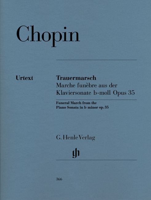 HENLE VERLAG Chopin F. - Funeral March [marche Funebre] From Piano Sonata Op. 35