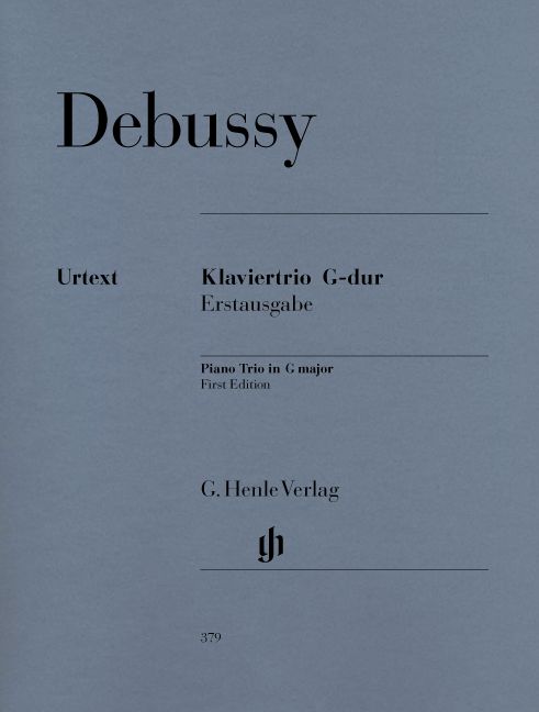 HENLE VERLAG DEBUSSY C. - PIANO TRIO IN G (FIRST EDITION)