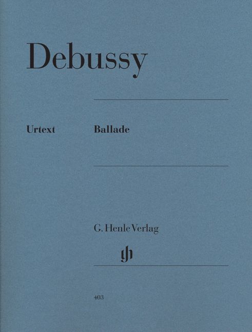 HENLE VERLAG DEBUSSY C. - BALLAD