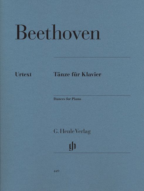 HENLE VERLAG BEETHOVEN L.V. - DANCES FOR PIANO