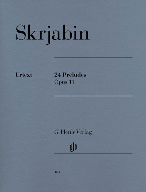 HENLE VERLAG SKRYABIN A. - 24 PRELUDES OP. 11