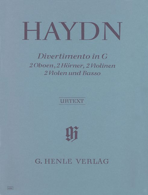 HENLE VERLAG Haydn J. - Divertimento G Major Hob. Ii:9