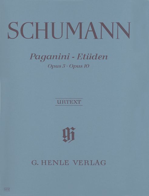 HENLE VERLAG SCHUMANN R. - PAGANINI-STUDIES OP. 3 AND OP. 10
