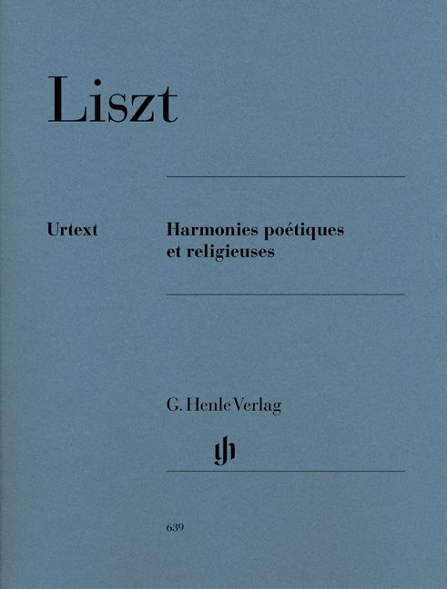 HENLE VERLAG LISZT F. - HARMONIES POETIQUES ET RELIGIEUSES