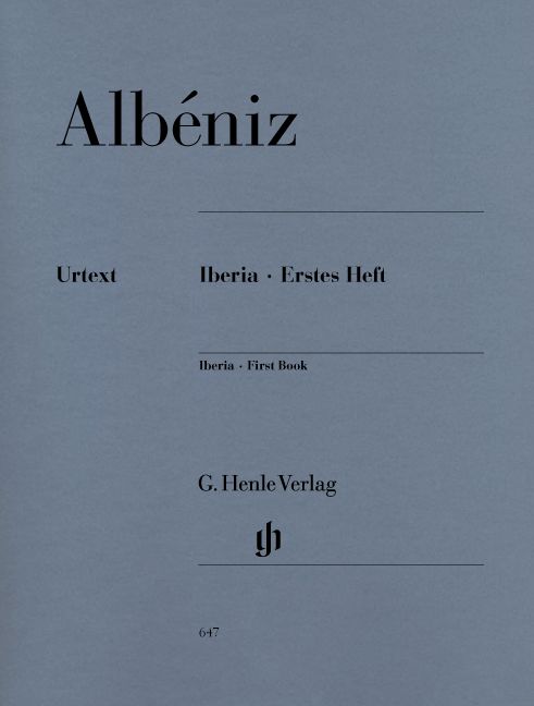 HENLE VERLAG ALBENIZ I. - IBERIA - FIRST BOOK