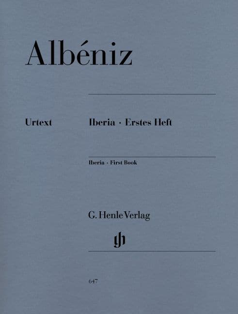 HENLE VERLAG ALBENIZ I. - IBERIA - FIRST BOOK