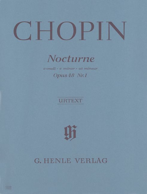 HENLE VERLAG Chopin F. - Nocturne C Minor Op. 48,1