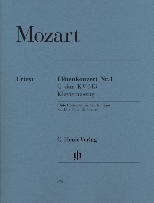 HENLE VERLAG MOZART W.A. - CONCERTO FOR FLUTE AND ORCHESTRA G MAJOR KV 313