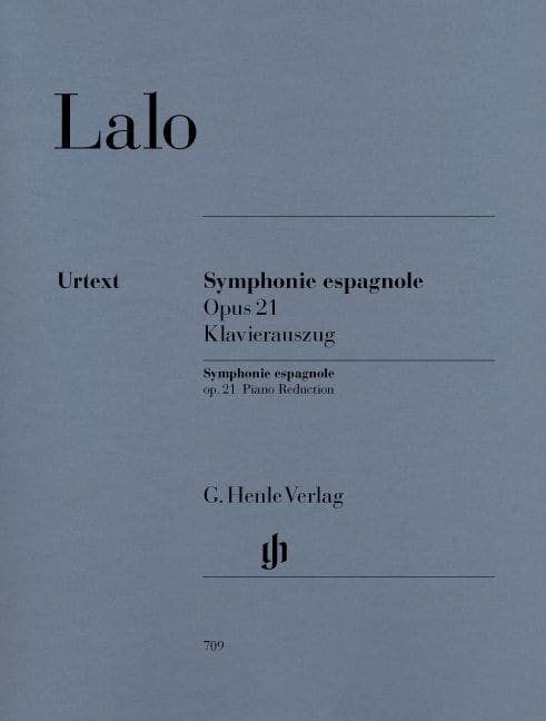 HENLE VERLAG LALO E. - SYMPHONIE ESPAGNOLE FOR VIOLIN AND ORCHESTRA D MINOR OP. 21 - VIOLON & PIANO