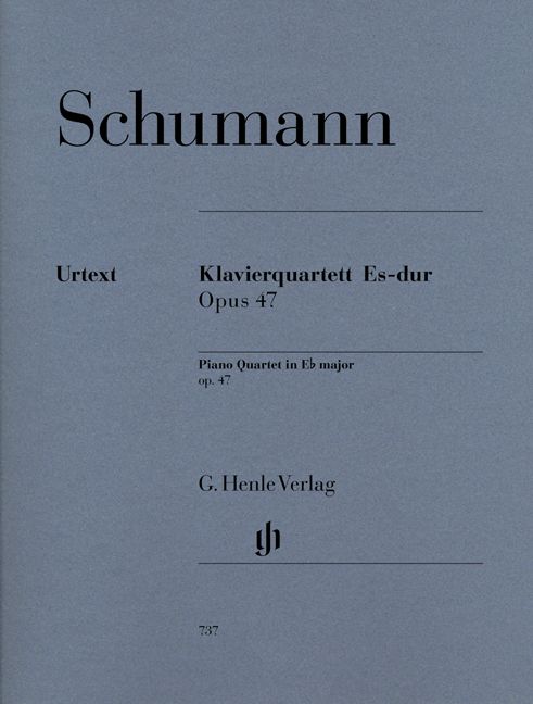 HENLE VERLAG SCHUMANN R. - PIANO QUARTET IN EB MAJOR OP. 47