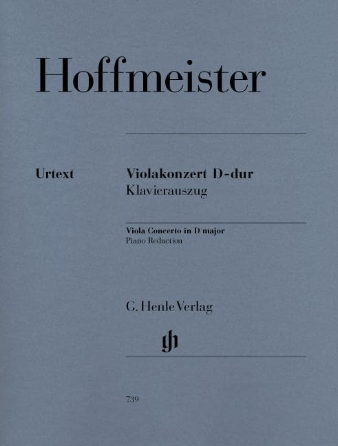 HENLE VERLAG HOFFMEISTER F.A. - VIOLA CONCERTO D MAJOR