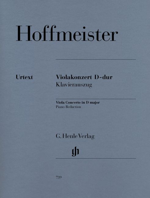 HENLE VERLAG HOFFMEISTER F.A. - VIOLA CONCERTO D MAJOR