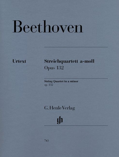 HENLE VERLAG BEETHOVEN L.V. - STRING QUARTET A MINOR OP. 132
