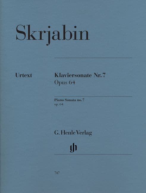 HENLE VERLAG SKRYABIN A. - PIANO SONATA NO. 7 OP. 64