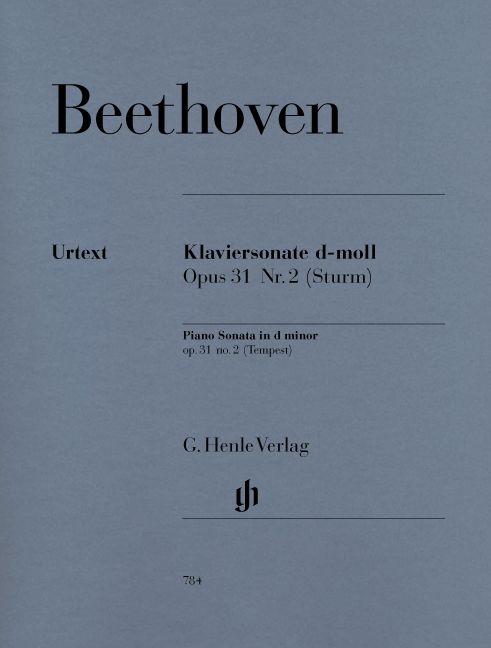 HENLE VERLAG BEETHOVEN L.V. - PIANO SONATA NO. 17 D MINOR OP. 31,2 [TEMPEST]