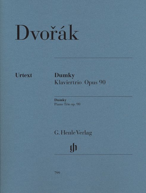 HENLE VERLAG DVORAK A. - DUMKY ? TRIO FOR PIANO, VIOLIN AND VIOLONCELLO OP. 90
