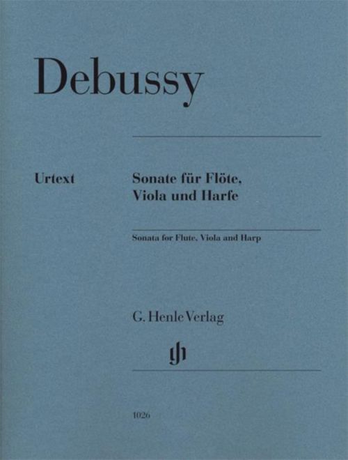 HENLE VERLAG Debussy C. - Sonate Pour Flute, Alto & He