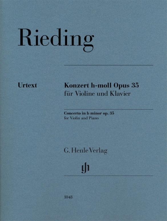 HENLE VERLAG Rieding Oskar - Concerto Op.35 - Violon & Piano