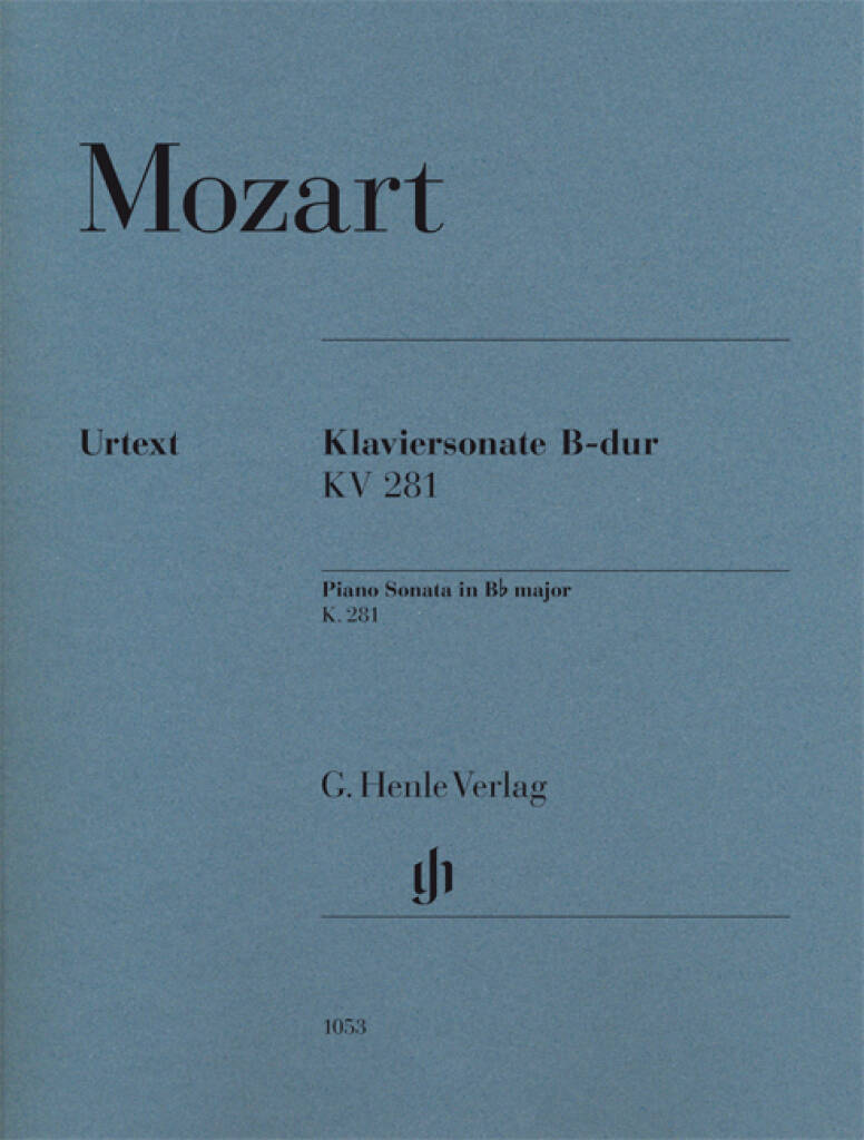 HENLE VERLAG MOZART W.A. - PIANO SONATA KV 281 B-DUR