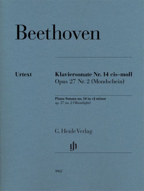 HENLE VERLAG Beethoven L.V. - Piano Sonata No. 14 C Sh Minor Op. 27,2 Clair De Lune