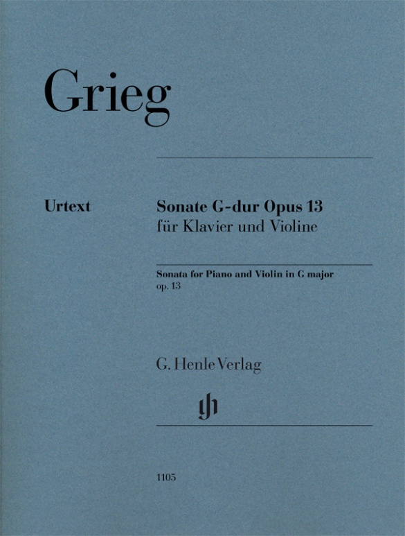 HENLE VERLAG Grieg Edvard - Sonate Pour Violon En Sol Majeur Op.13 - Violon & Piano