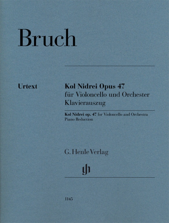 HENLE VERLAG BRUCH MAX - KOL NIDREI OP.47 - VIOLONCELLE & PIANO 