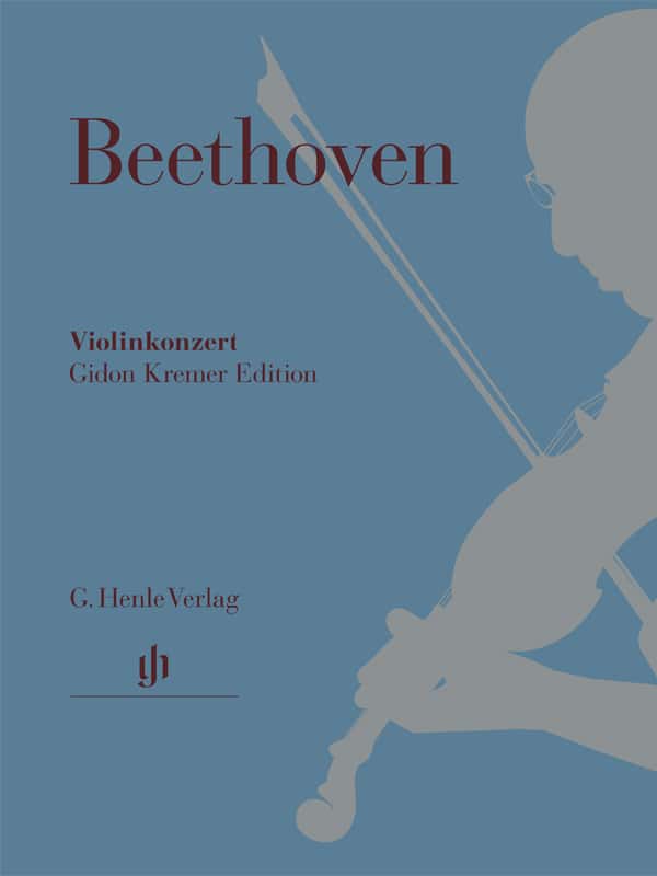 HENLE VERLAG BEETHOVEN - CONCERTO POUR VIOLIN OP.61 - GIDON KREMER EDITION