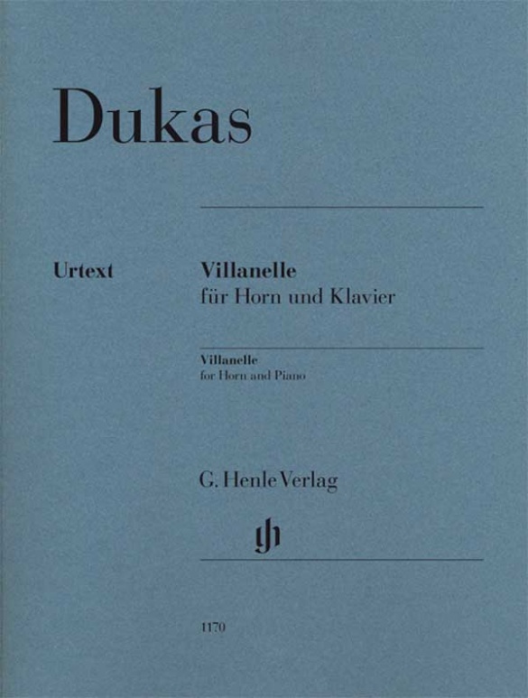 HENLE VERLAG DUKAS PAUL - VILLANELLE - COR & PIANO