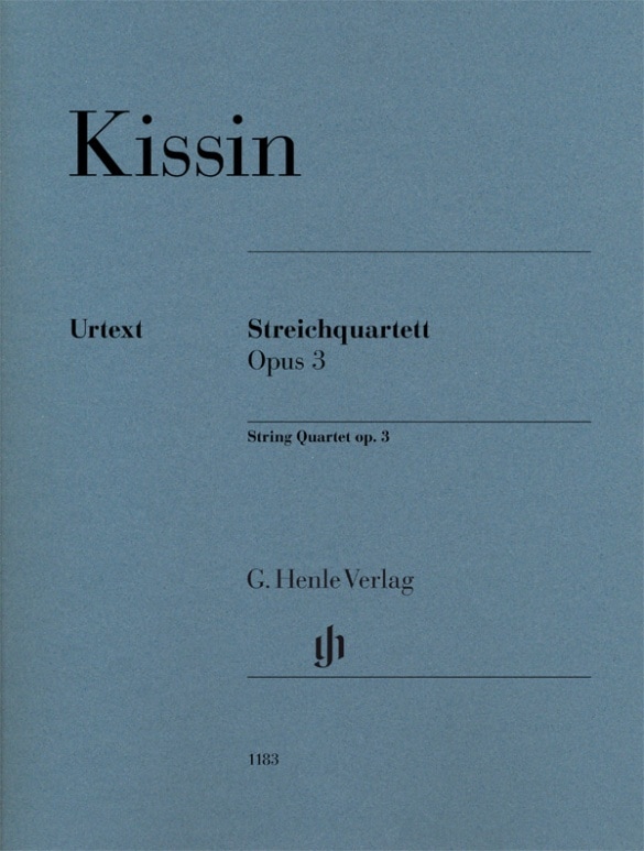 HENLE VERLAG KISSIN EVGENY - STRING QUARTET OPUS 3 