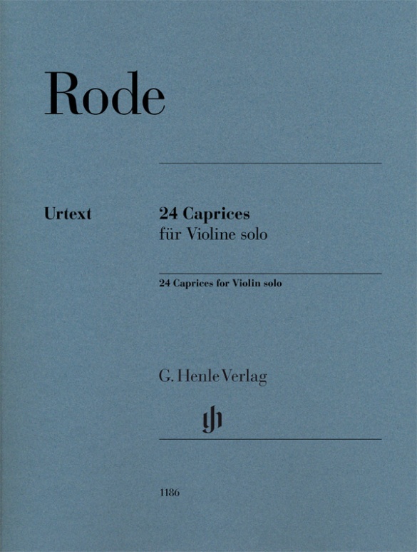 HENLE VERLAG RODE PIERRE - 24 CAPRICES - VIOLON 