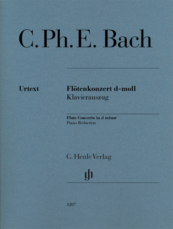 HENLE VERLAG BACH C.P.E - FLUTE CONCERTO IN D MINOR - FLUTE & PIANO